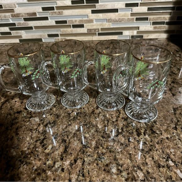 Spode Christmas Tree Irish Coffee Mugs Set of 4 - Vintage!!! - Picture 13 of 16